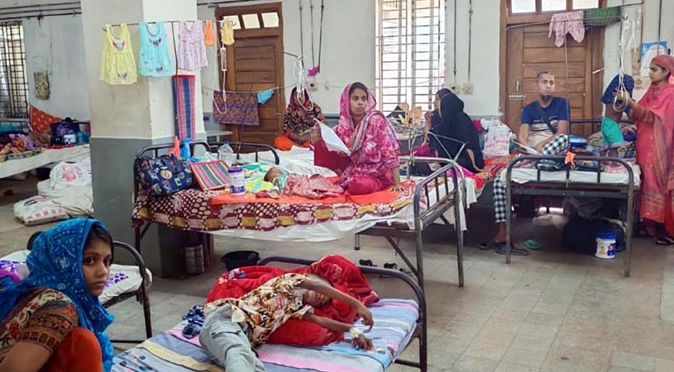 বরিশালে বাড়ছে হামের সংক্রমণ, হাসপাতালে ভর্তি বাড়ছে শিশু রোগী