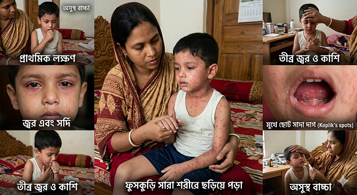 হাম আতঙ্ক বরিশালে দুই শিশুর মৃত্যু, ১৬৩ জন চিকিৎসাধীন